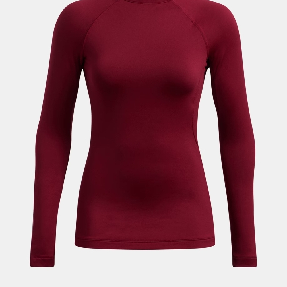 Women's Long Sleeve Burgundy Top